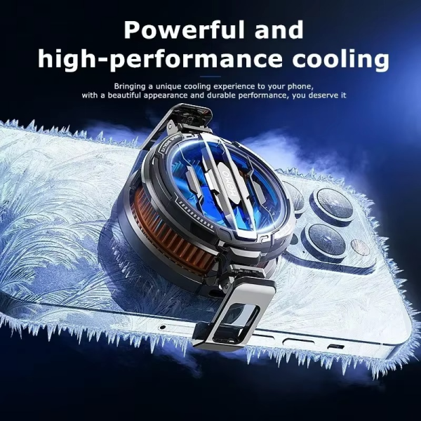 Memo Cx07 Mobile Phone Magnetic – Cooling Fan Radiator Cool Heat Absorber For Ios Iphone Android ( Random Color )