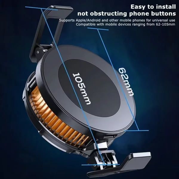 Memo Cx07 Mobile Phone Magnetic – Cooling Fan Radiator Cool Heat Absorber For Ios Iphone Android ( Random Color )