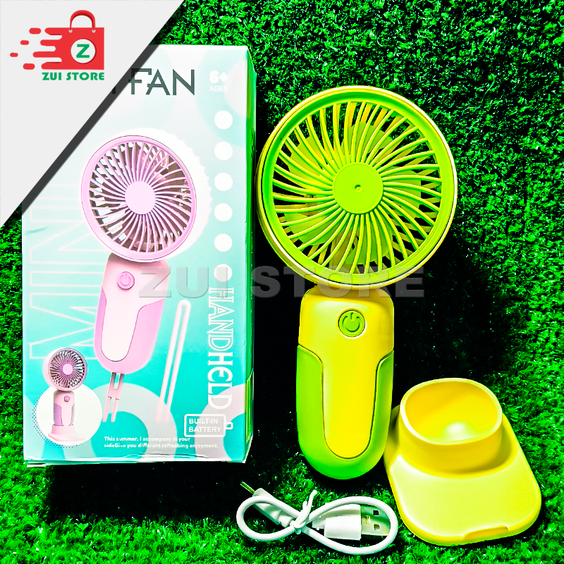 Portable Mini Hand Fan Rechargeable | 3 Speed Cooling Fan | Pocket Size Quiet Fan for Girls, College & Travel Use | 81