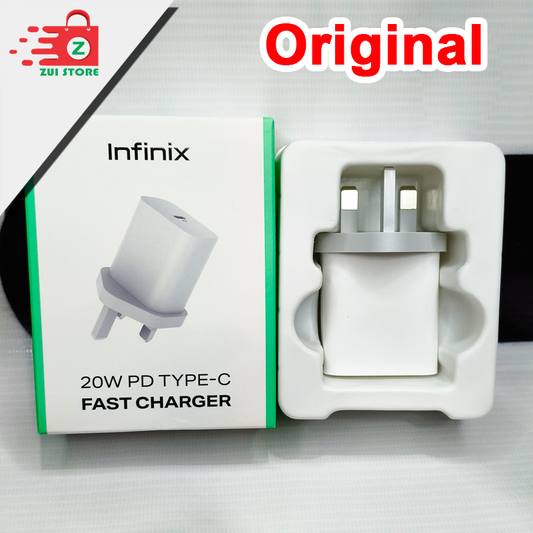 Infinix Original 20W PD Type-C Fast Charging Adapter | Super Fast Charging | Safe & Durable |  42
