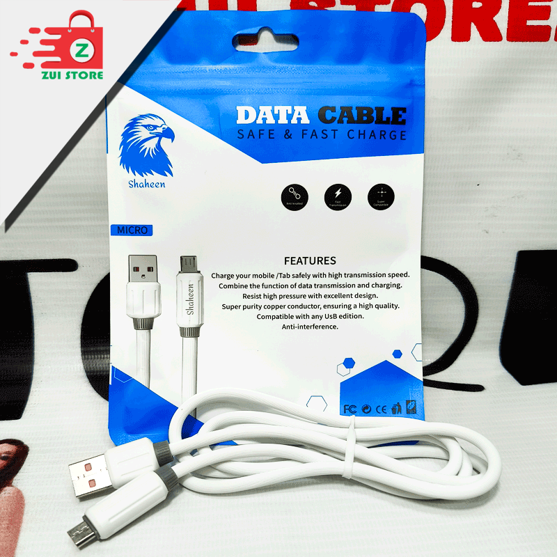 Shaheen 100W Fast Charging Micro Cable – High-Speed, Durable & Reliable | 23