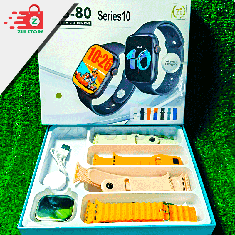 WS-80 |  7-in-1 Smart Watch Combo | 7 Stylish Straps Included | Fitness Tracker | Bluetooth Calling | Best Value Deal |  71