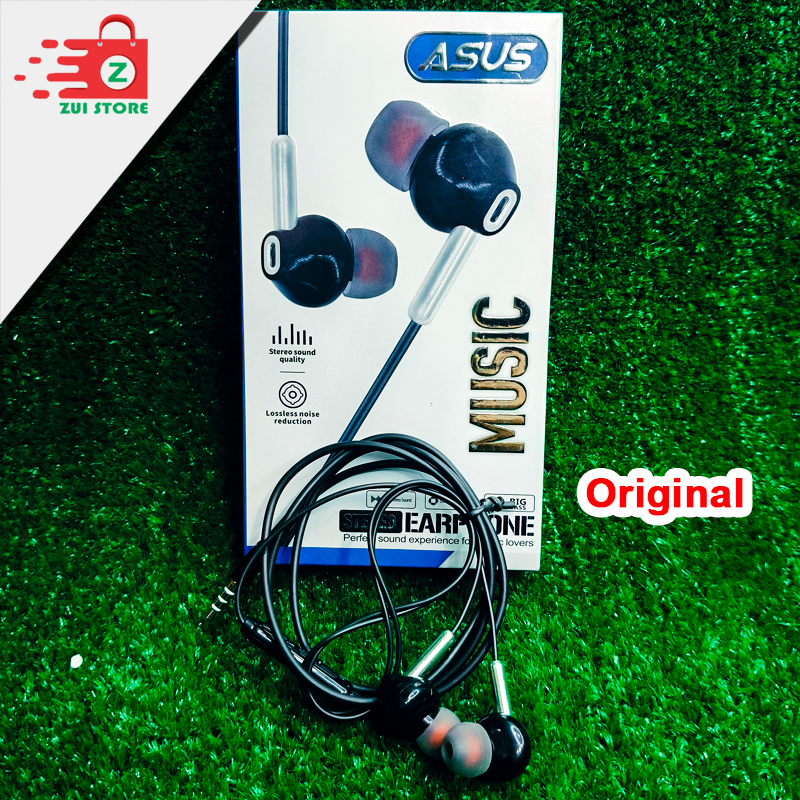 ASUS Original Handsfree | HD Sound Quality | Deep Bass | Clear Mic | Comfortable Fit | 49