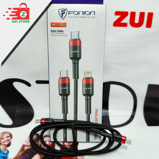 Fonion Type-C to Type-C Fast Charging Cable – Super Speed & Durable Quality |  20