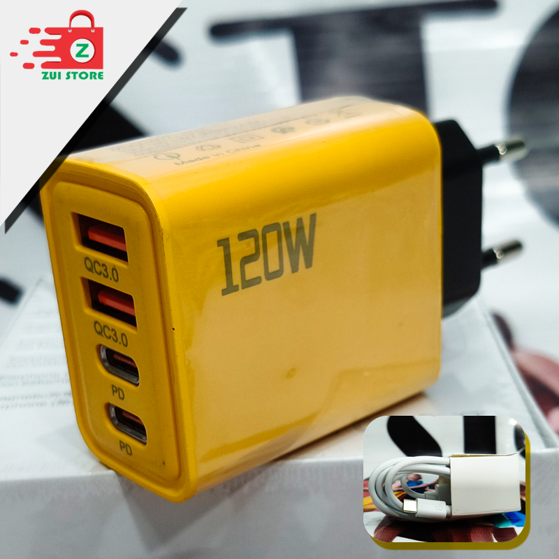 120W Super Fast Charging Adapter + Free 6AM Type-C Cable  |  31