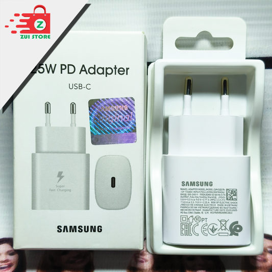 Samsung Original 25W PD Adapter | Type-C Super Fast Charger | 100% Genuine | 28